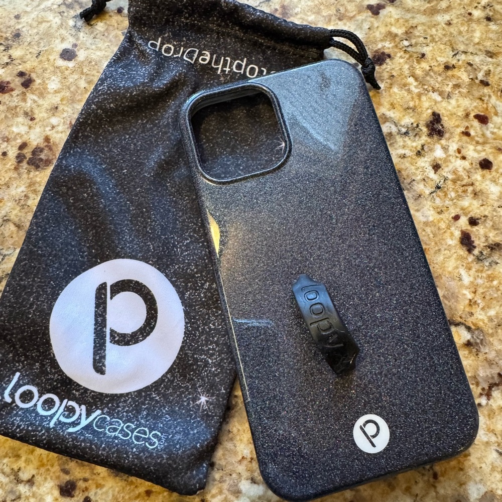 Loopy Case Black Protective Phone Case